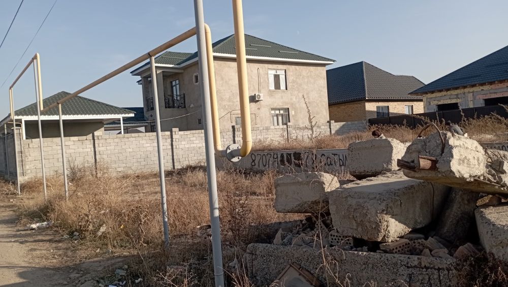 Участок жер Кокозек с фундаментом