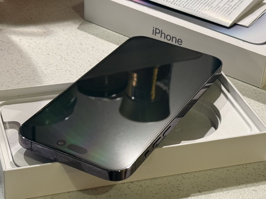 iPhone 14 Pro Max 128GB Deep Purple – Перфектен, 100% Батерия!