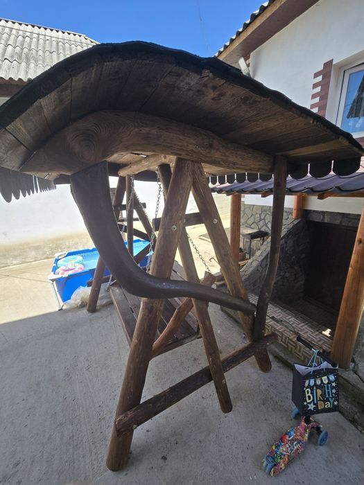 Vand leagan de gradina din lemn masiv