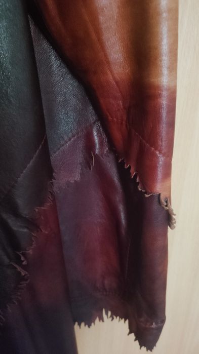 Haina lunga din piele XL