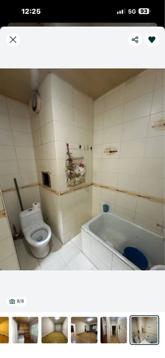 2/2/4 60м2 ЭКО базар, массив Ялангач