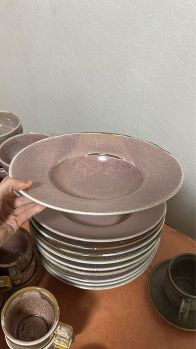 чайные пары, тарелки, супницы