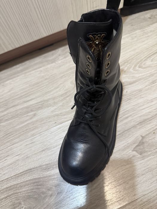 Кожаные ботинки, 35 размер (демисезон)