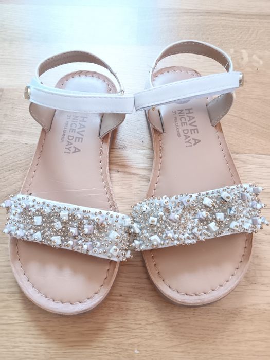 Детски сандали Gioseppo, естествена кожа, камъни, 31 номер