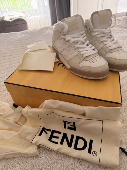 Fendi Leather Matched Sneakers