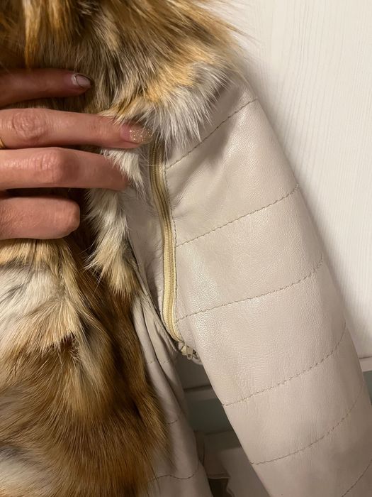 Палто от естествен косъм С размер