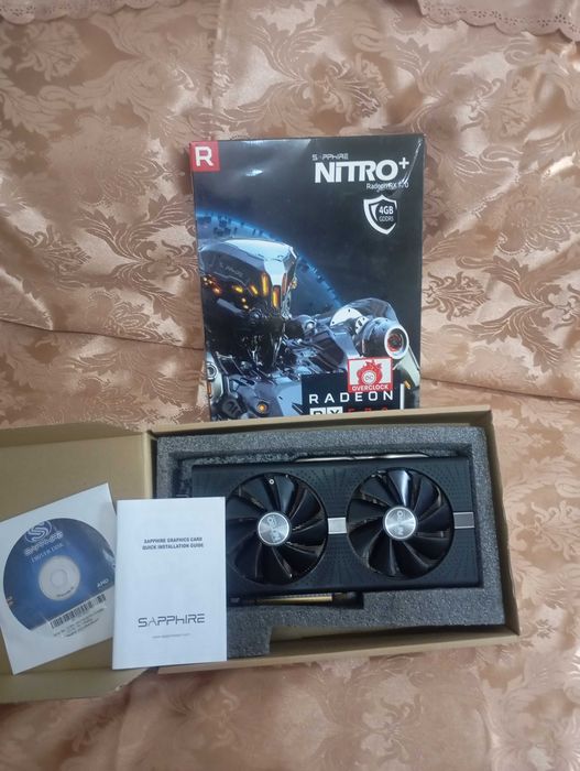 Видеокарта sapphire nitro+ radeon rx570 4gb