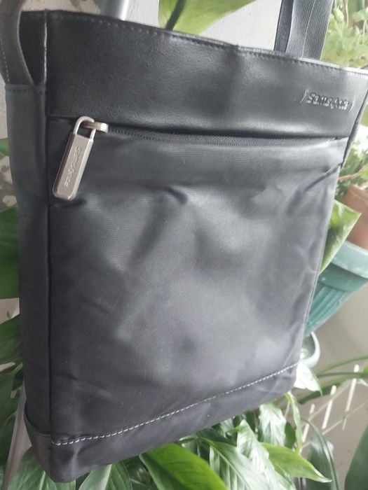 Samsonite Original 100^ Кожа  Мъжка чанта