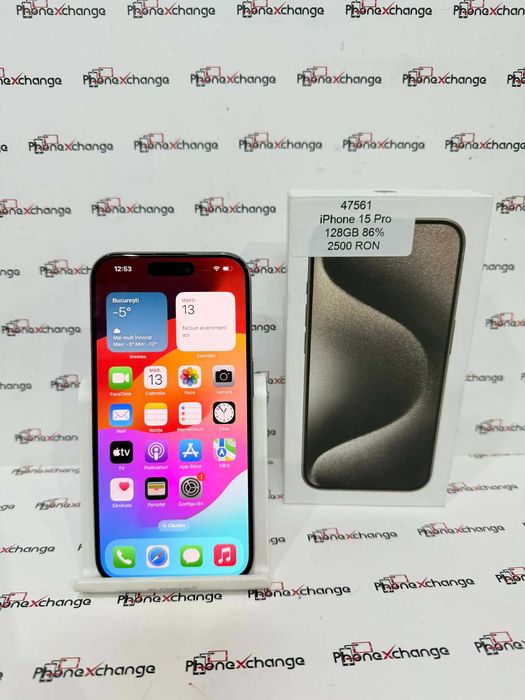 iPhone 15 Pro Natural Neverlocked 128GB