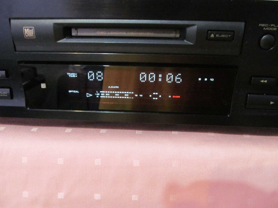 rezervat PIONEER MJ-D508 minidisc , obiect de colectie vintage , jucarie audio