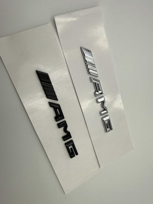 Emblema Mercedes AMG interior trim crom/negru