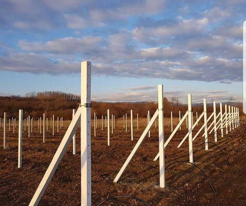 Stalpi si garduri din beton armat pentru imprejmuiri