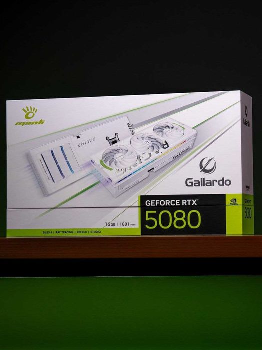 Manli White Gallardo GeForce RTX 5080 OC 16GB