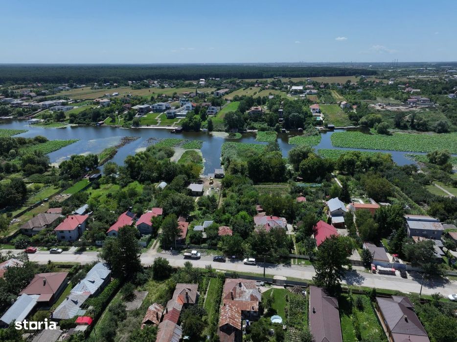 Teren premium cu deschidere la lacul Snagov-Tâncăbești