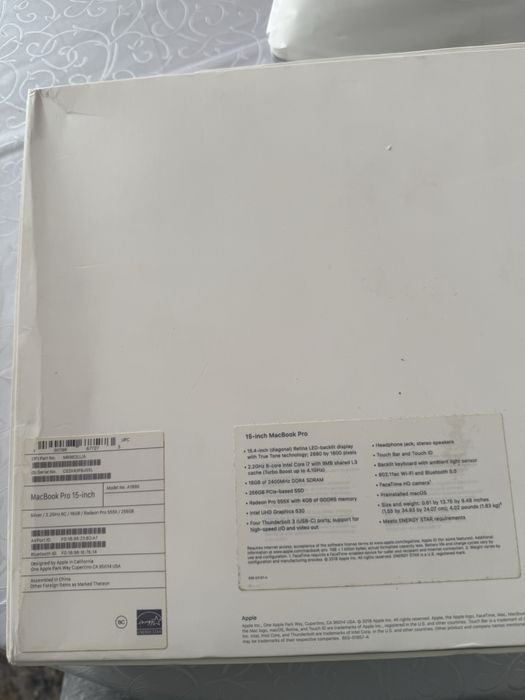 Macbook Pro 15 дюймов 2018