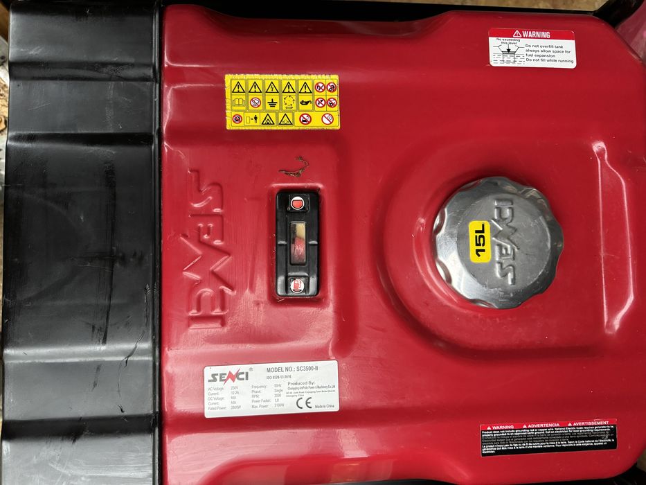 Generator curent SC-3500, Putere max. 3.1 kW, 230V, AVR, motor benzina