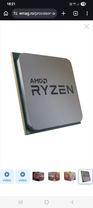 Procesor ryzen 7 3700x
