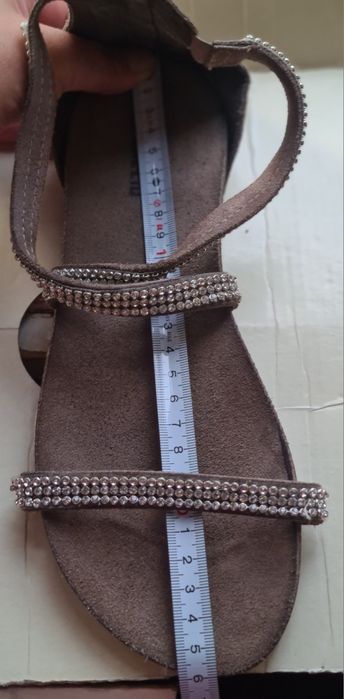 Sandale Il Laccio, nr. 39, piele întoarsă, noi