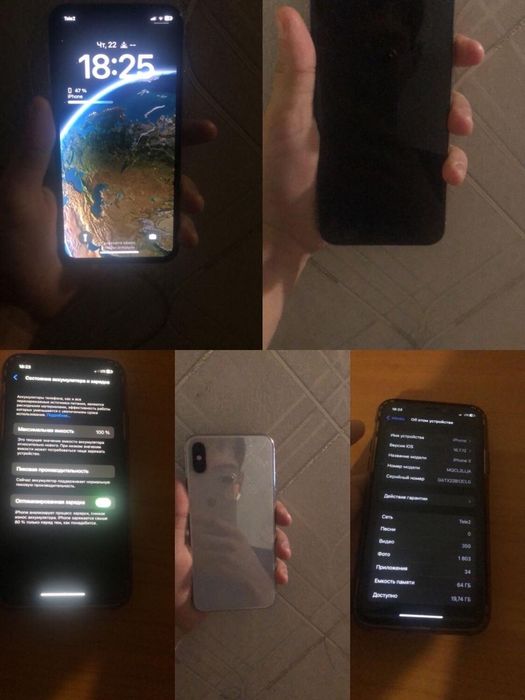 Айфон Х Акб 100% новый