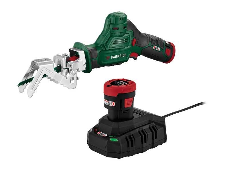 НОВИ! Акумулаторен трион за клони Parkside PAAS 12V + батерия + зарядно