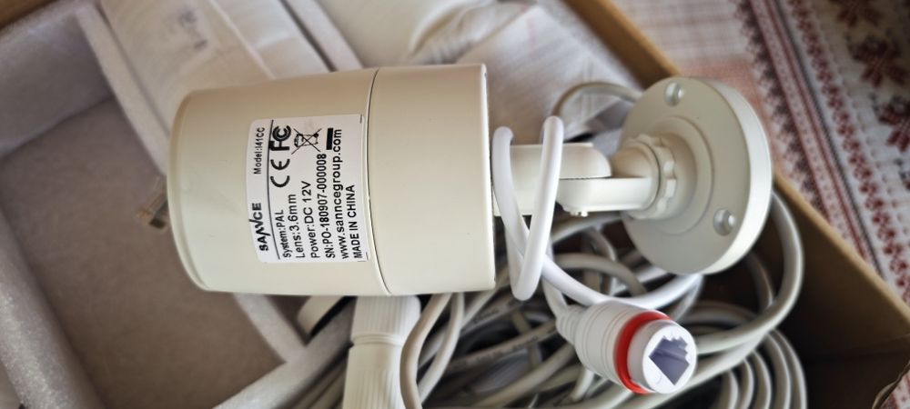 NVR Sannce N44SU 1T комплект с 4 POE камери