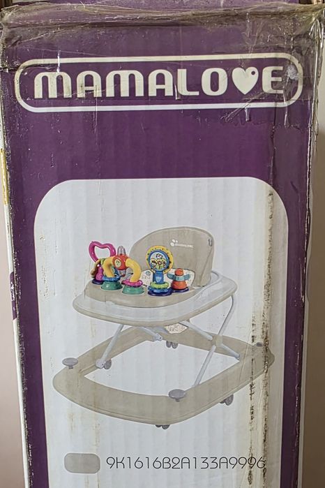 Ходунок детский бежевого цвета