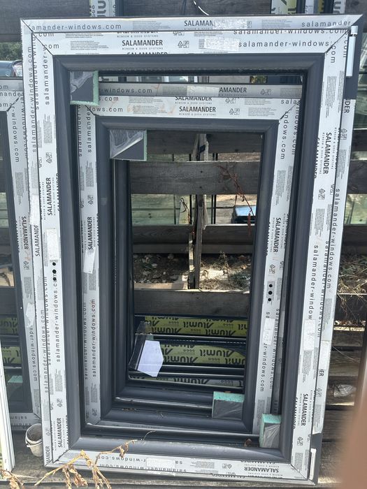 Ferestre Salamnder Bluevolution 82 gri antracit  far geam/ GY44 mm