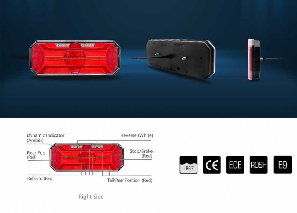 Стопове с 6 функции за Бус, за Ремарке, за Камион и др.