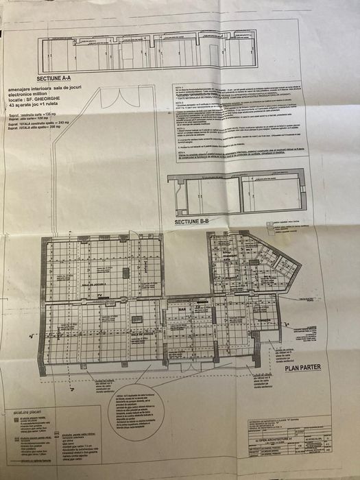 Spațiu comercial de inchiriat 208 mp+ curte 135 mp Sf.gheoeghe