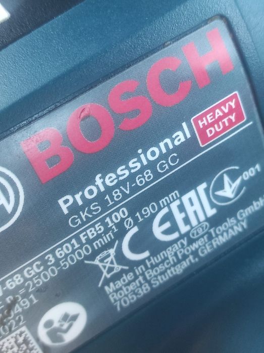 Bosch circular 18 v turbo cu variator turație