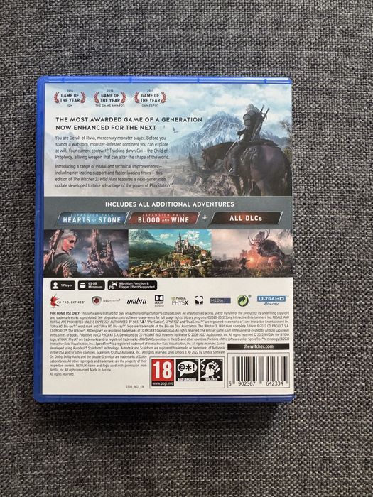 The witcher 3 ps5