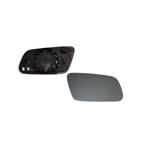 Geam oglinda Audi A6 1997-01.2005, A3, 01.00-04.03, A4, 01.99-09.01, A8, 1999-12.02 partea dreapta Best Auto Vest Crom Convexa Cu incalzire