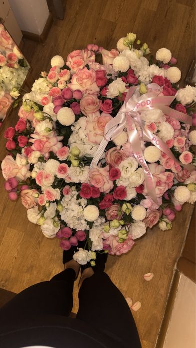 композиция цветов свежие