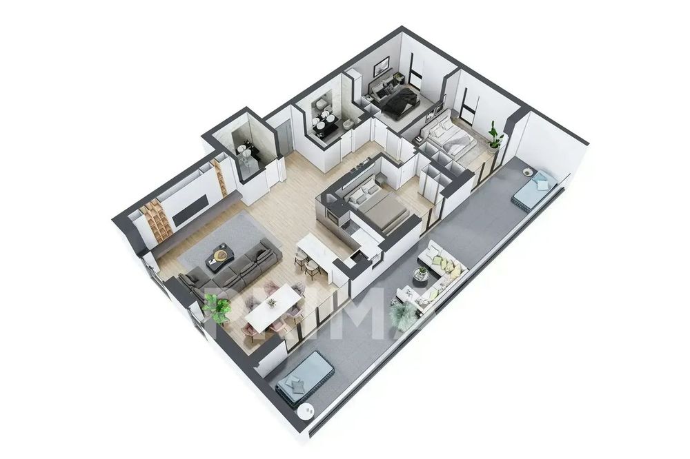 Penthouse | etaj 8 | terasă generoasă | PRIMA Arena A3 | Preț final