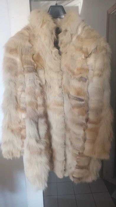 Палто от естествен косъм,лисица