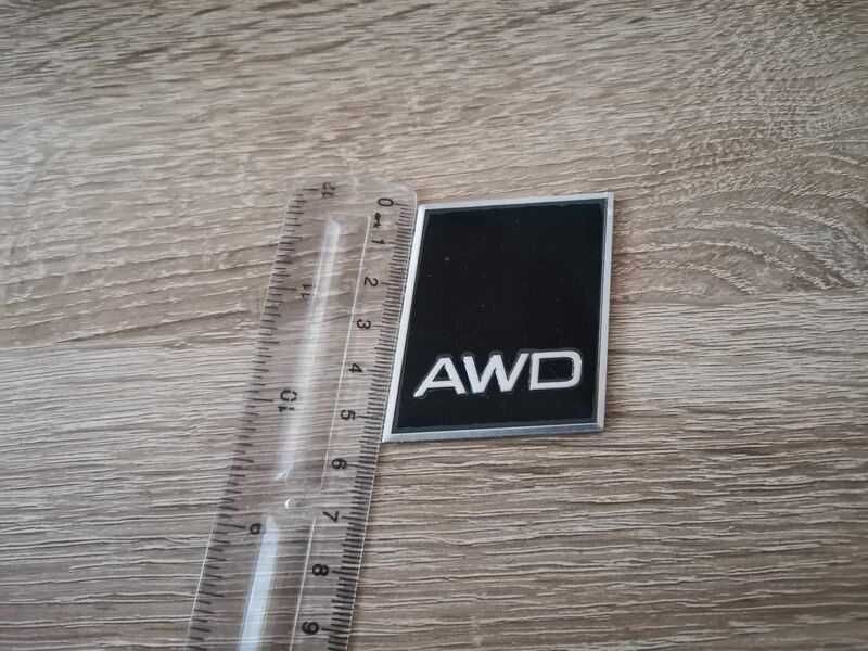 Volvo AWD черна емблема лого