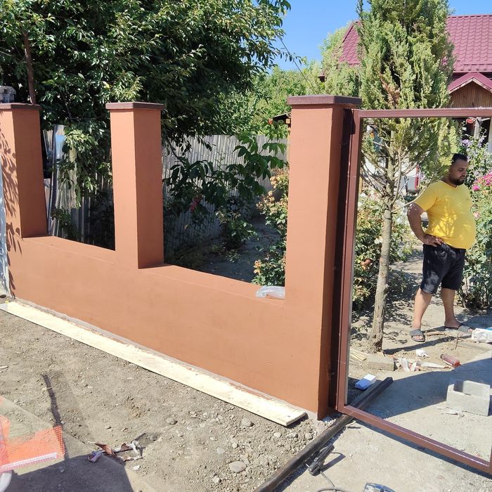 Garduri și porți stil jaluzele șipcă metalica tabla cutata