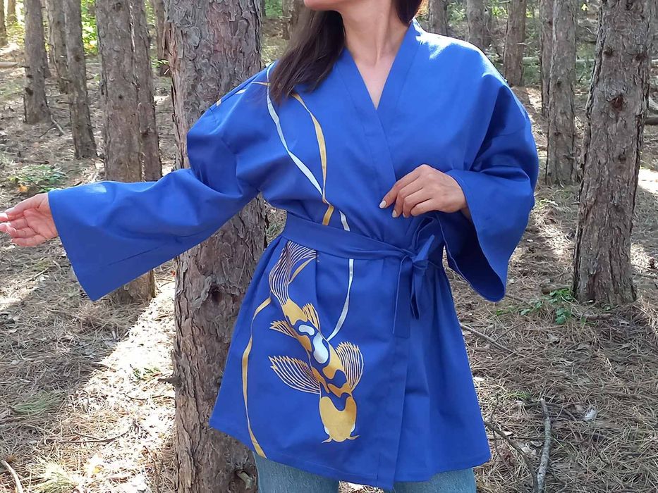 Ръчно рисувани дамски кимона