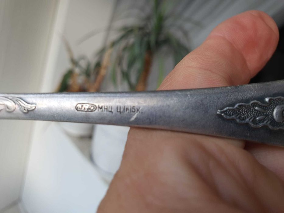 Set tacamuri placate cu ARGINT - 6pers/24 piese anii 1960-1970 Rusia