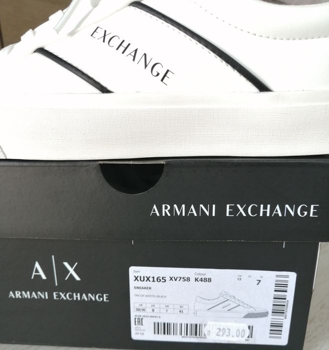 Продавам мъжки сникърси Armani Exchange 41 номер