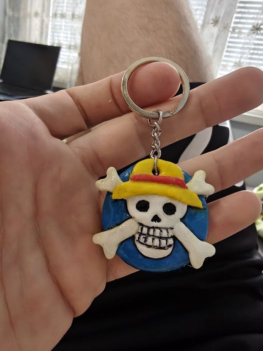One piece Luffy. Ключодържател. Картина