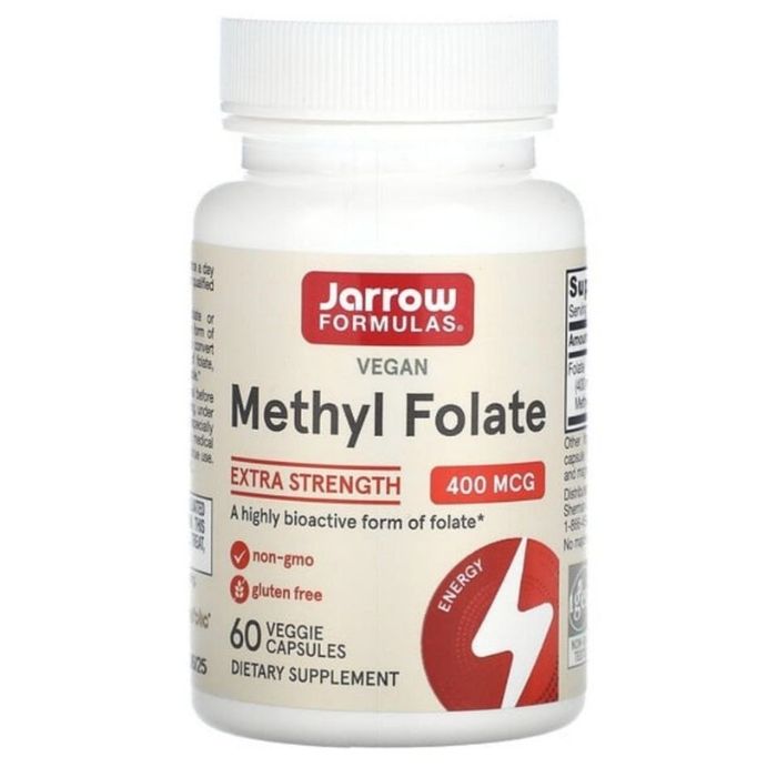 Метилфолат Фолиевая кислота 400мкг 60 капс Jarrow из Америки