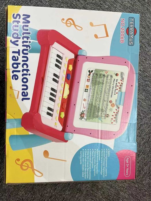 TERRAMUS 3-в-1 образователна играчка с 24-клавишна клавиатура за пиано
