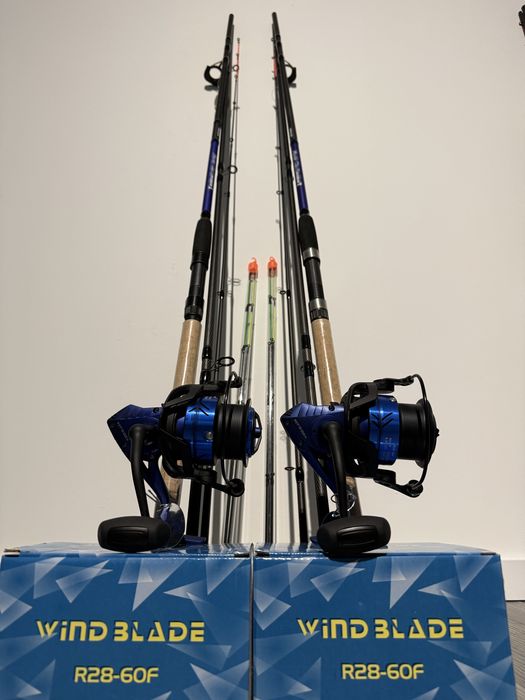 Set Feeder 2 lansete Wind TFD-05 3.6 m + 2 Mulinete R28 6000