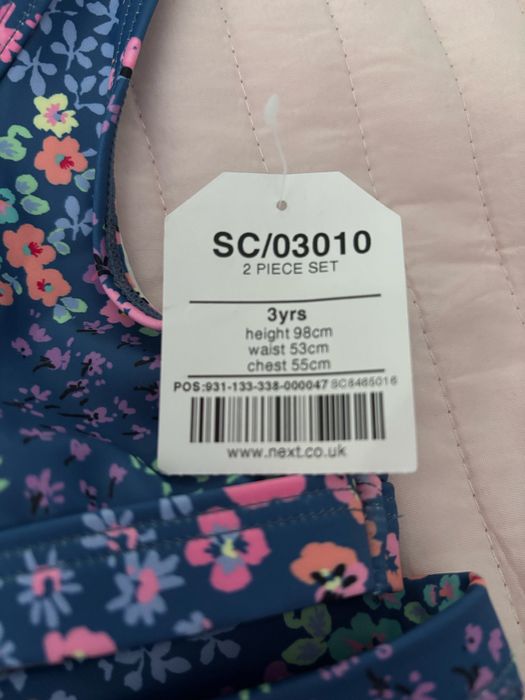 Next бански за момиченце нови 98см