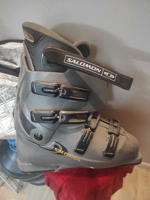 Лыжи горные с ботинками