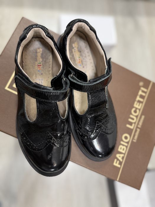 Туфли для девочек из лакированной кожи