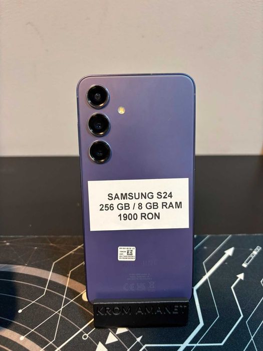 SAMSUNG S24 / 256 GB / 8 GB RAM / Garantie * Krom Amanet Margeanului *