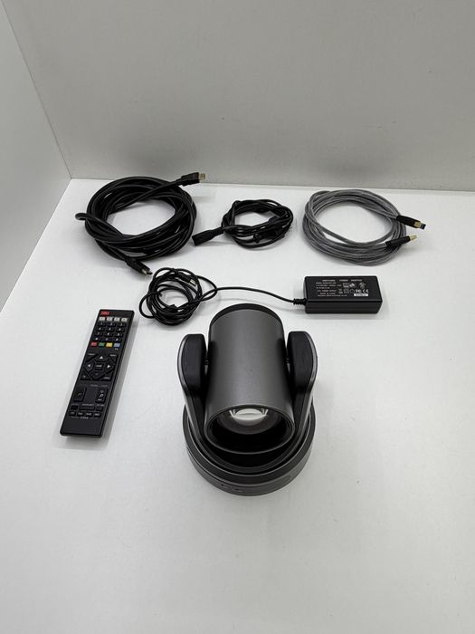 Camera video profesionala PTZOptics, 12x USB-G2 FullHD cu HDMI, USB 3.0 si IP streaming simultan, Gri
