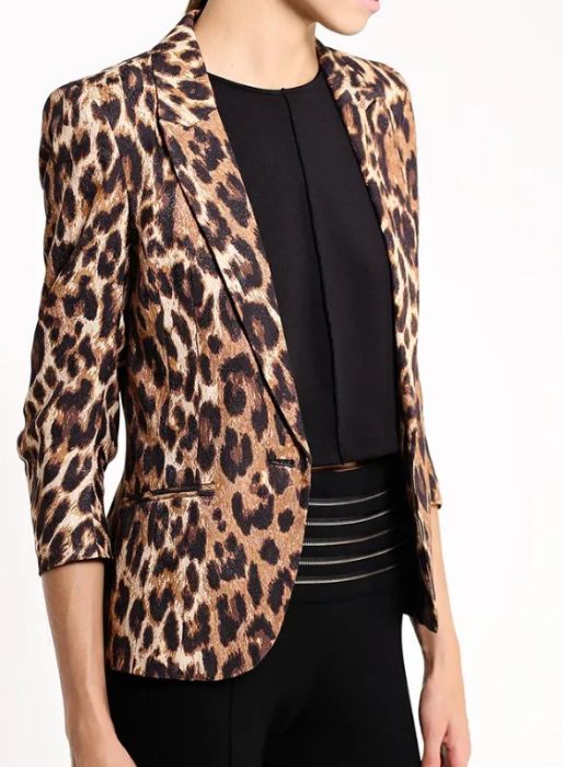 Пиджак River Island с леопардовым принтом